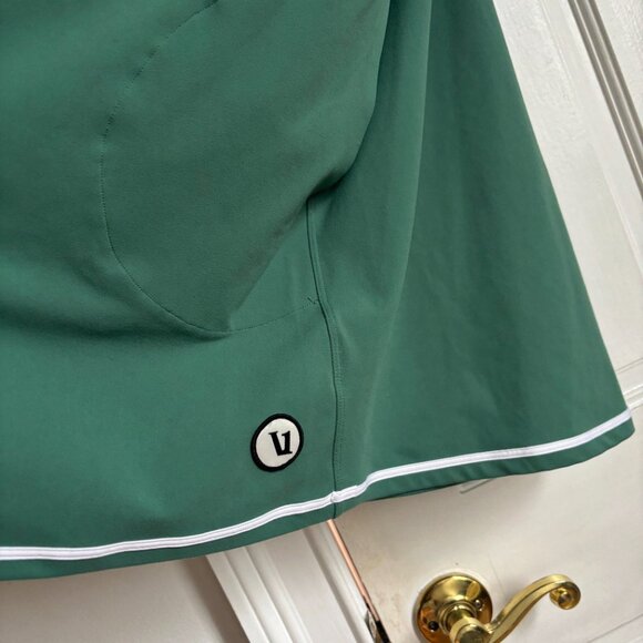 Vuori Volley Dress in Green Tennis Workout Athletic Mint White Medium M VW604 - Picture 11 of 14